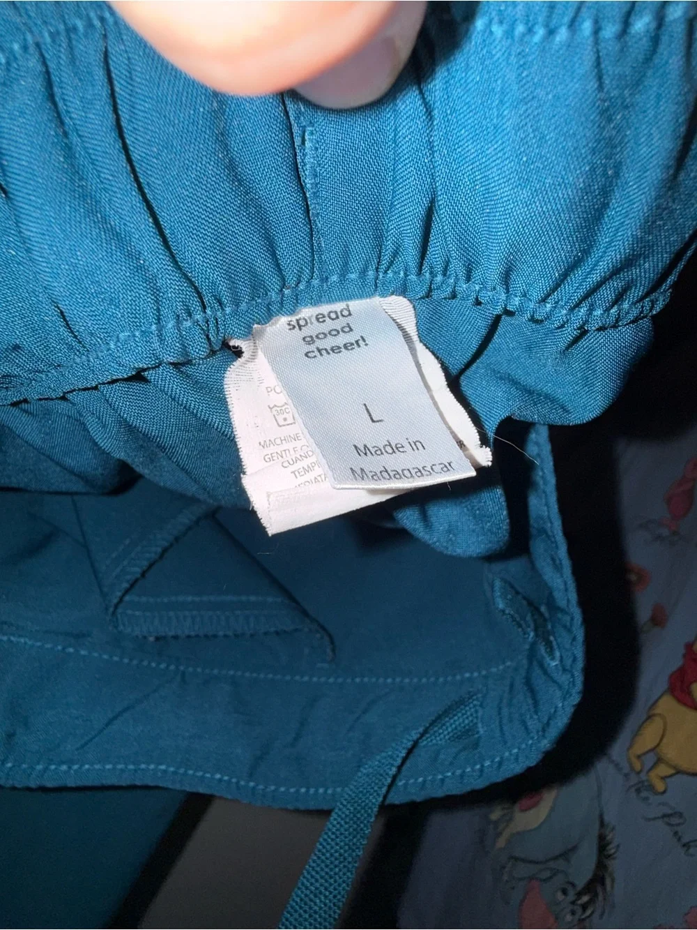 WonderWink Teal Scrub Top and Pants Set